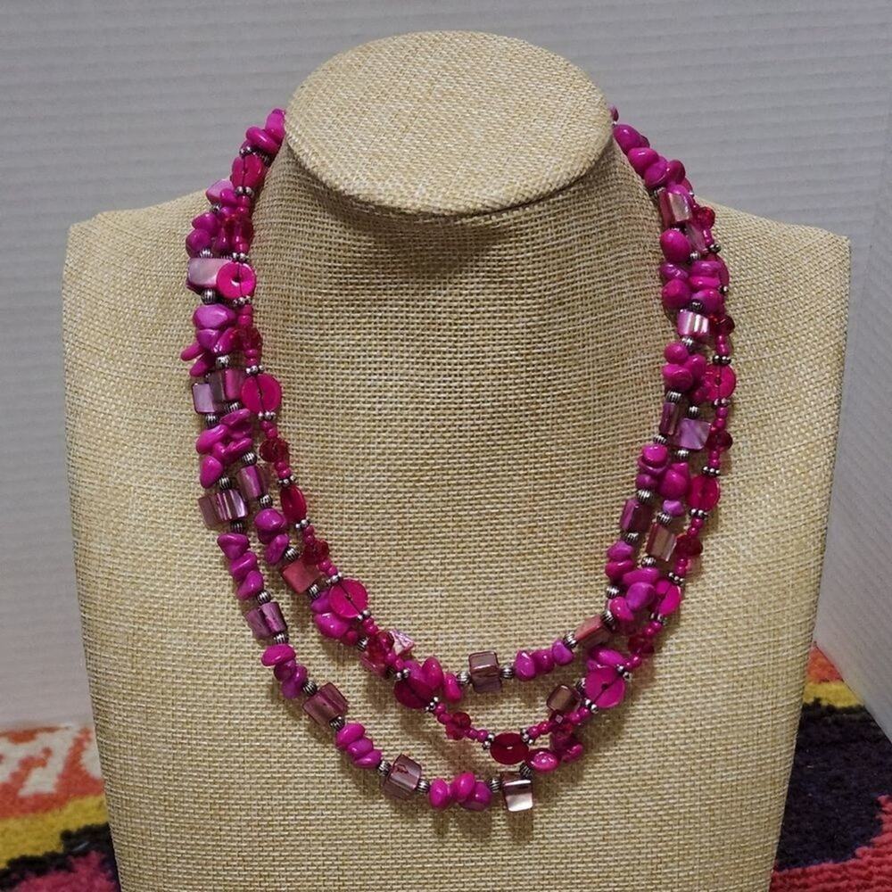 Treska multi strand necklace‎ new!!!
